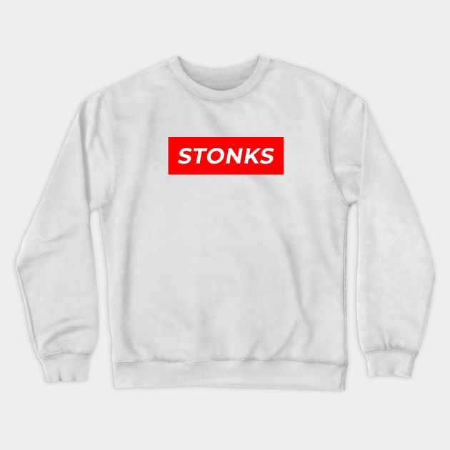 STONKS Crewneck Sweatshirt by AlexPDJ